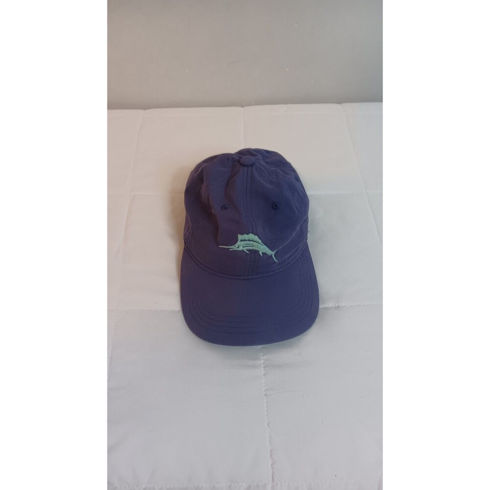 Tommy Bahama Baseball Cap Blue Marlin Fish Logo Unisex Adjustable Coastal Beach